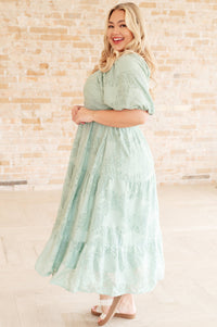 Power of the Babe Tiered Balloon Sleeve Dress - Happily Ever Atchison Shop Co.