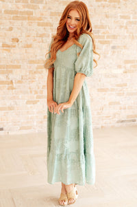 Power of the Babe Tiered Balloon Sleeve Dress - Happily Ever Atchison Shop Co.