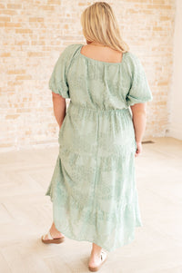 Power of the Babe Tiered Balloon Sleeve Dress - Happily Ever Atchison Shop Co.