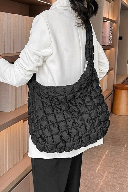 Puff Quilted Crossbody Shoulder Bag - Happily Ever Atchison Shop Co.