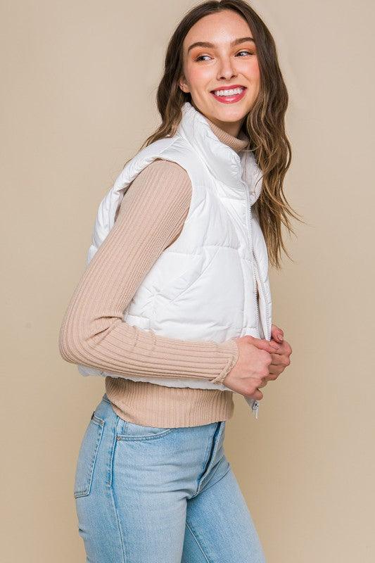 Puffer Vest With Pockets - Happily Ever Atchison Shop Co.