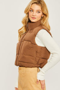 Puffer Vest With Pockets - Happily Ever Atchison Shop Co.