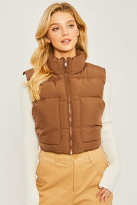 Puffer Vest With Pockets - Happily Ever Atchison Shop Co.