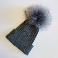 Pure Angora Genuine Fur Luxe Beanie - Happily Ever Atchison Shop Co.