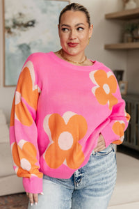 Quietly Bold Mod Floral Sweater - Happily Ever Atchison Shop Co.