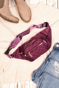 Quilted Belt Sling Bum Bag - Happily Ever Atchison Shop Co.