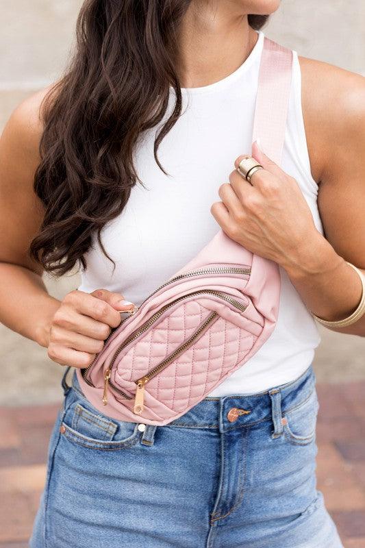 Quilted Belt Sling Bum Bag - Happily Ever Atchison Shop Co.