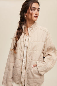 Quilted Denim Jacket - Happily Ever Atchison Shop Co.