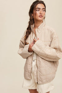 Quilted Denim Jacket - Happily Ever Atchison Shop Co.