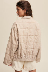 Quilted Denim Jacket - Happily Ever Atchison Shop Co.