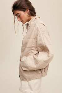 Quilted Denim Jacket - Happily Ever Atchison Shop Co.