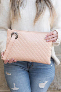 Quilted Wristlet Clutch - Happily Ever Atchison Shop Co.