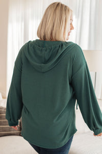 Rainy Day Henley Hoodie - Happily Ever Atchison Shop Co.