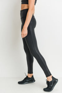 RED Foil Highwaist Leggings - Happily Ever Atchison Shop Co.