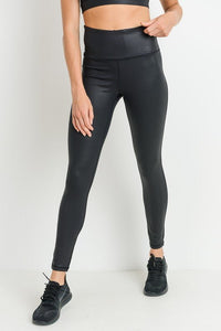 RED Foil Highwaist Leggings - Happily Ever Atchison Shop Co.