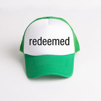 Redeemed Embroidered Hat - Happily Ever Atchison Shop Co.