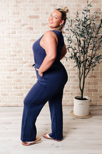 Rest Day Straight Leg Jumpsuit - Happily Ever Atchison Shop Co.