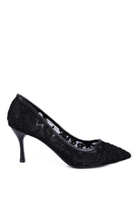 REUNION LACE STILETTO PARTY PUMPS - Happily Ever Atchison Shop Co.