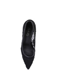 REUNION LACE STILETTO PARTY PUMPS - Happily Ever Atchison Shop Co.