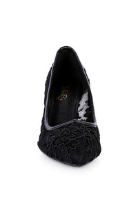 REUNION LACE STILETTO PARTY PUMPS - Happily Ever Atchison Shop Co.