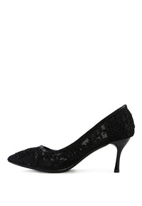 REUNION LACE STILETTO PARTY PUMPS - Happily Ever Atchison Shop Co.