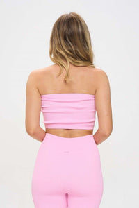 Ribbed Knit Bandeau Tube Top Strapless - Happily Ever Atchison Shop Co.