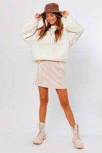 Ribbed Knitted Sweater - Happily Ever Atchison Shop Co.