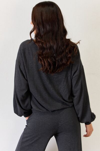 RISEN Ultra Soft Button Up Long Sleeve Lounge Cardigan - Happily Ever Atchison Shop Co.