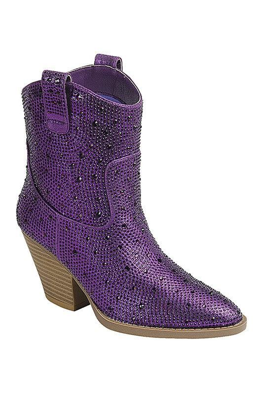 RIVER - 01 - RHINESTONE WESTERN BOOTS - Happily Ever Atchison Shop Co.
