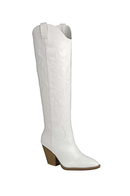 RIVER - 17 - KNEE HIGH WESTERN BOOT - Happily Ever Atchison Shop Co.