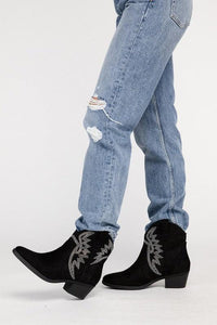 RONAN Rhinestone Western Booties - Happily Ever Atchison Shop Co.