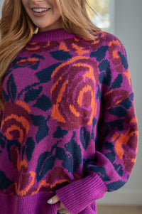 Rosie Posey Floral Sweater - Happily Ever Atchison Shop Co.