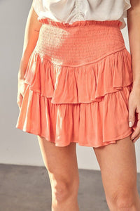 Ruffle Mini Skirt with Shorts - Happily Ever Atchison Shop Co.