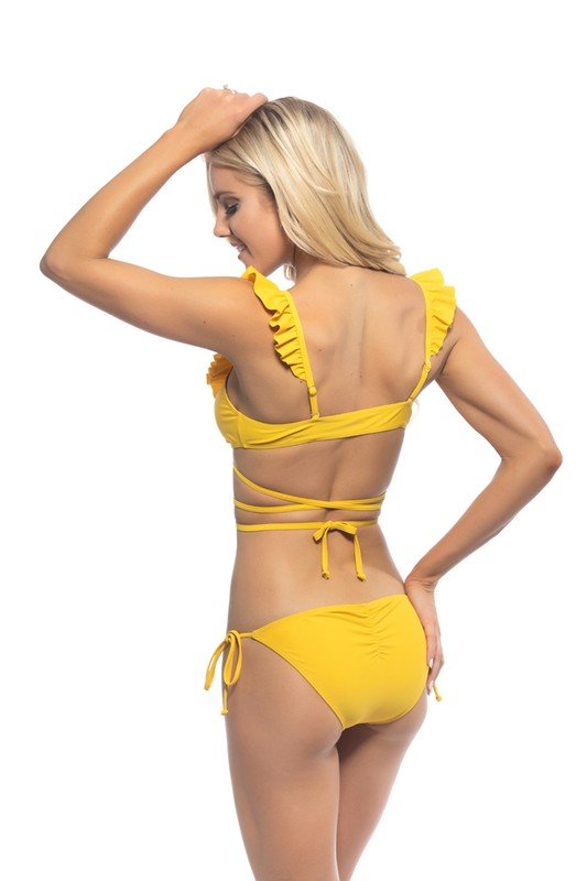 RUFFLE WRAP AROUND BIKINI - Happily Ever Atchison Shop Co.