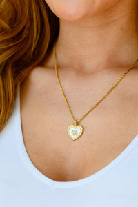 Sacred Heart Pendant Necklace - Happily Ever Atchison Shop Co.