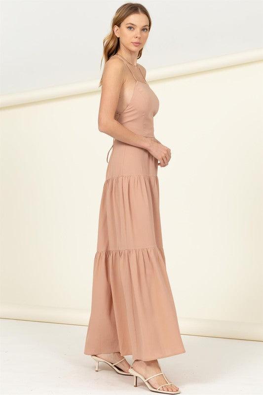 Said Yes Tiered Maxi Dress - Happily Ever Atchison Shop Co.