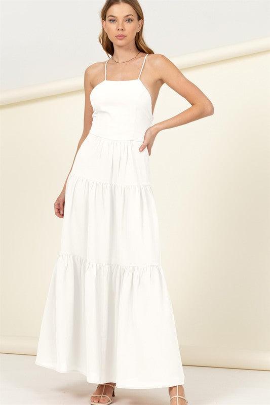 Said Yes Tiered Maxi Dress - Happily Ever Atchison Shop Co.