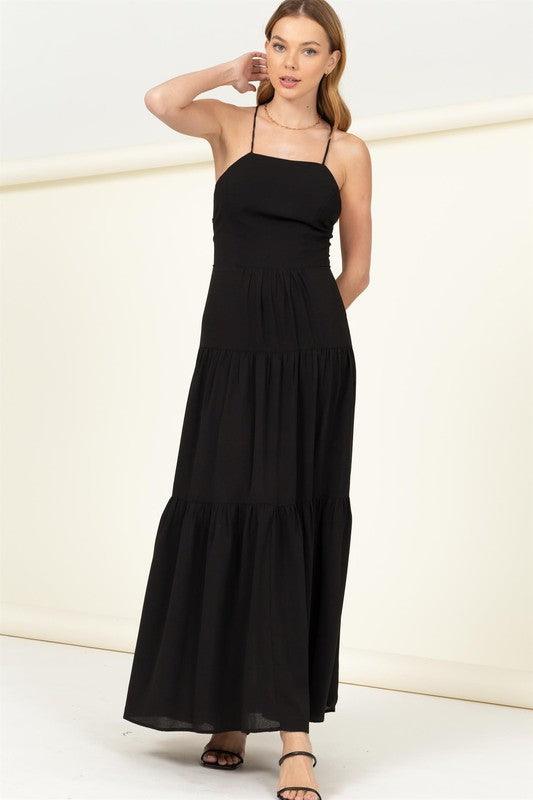 Said Yes Tiered Maxi Dress - Happily Ever Atchison Shop Co.