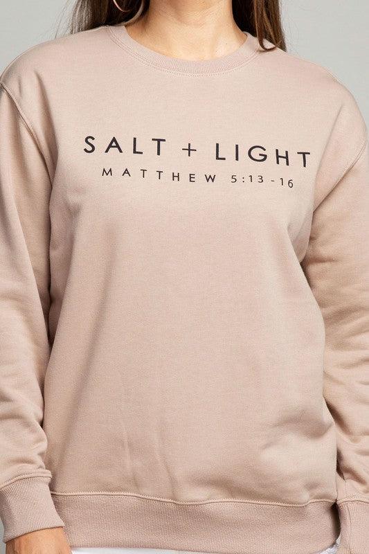 Salt and Light Graphic Sweatshirt - Happily Ever Atchison Shop Co.