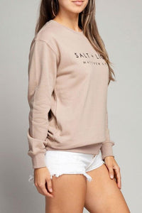 Salt and Light Graphic Sweatshirt - Happily Ever Atchison Shop Co.