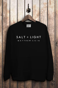 Salt and Light Graphic Sweatshirt - Happily Ever Atchison Shop Co.