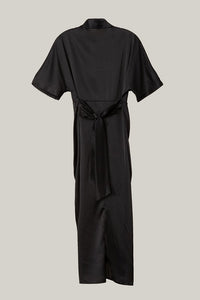 Satin Wrap Maxi Dress - Happily Ever Atchison Shop Co.