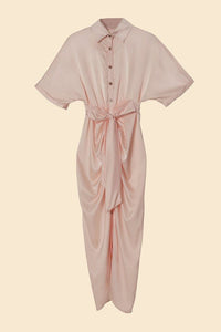 Satin Wrap Maxi Dress - Happily Ever Atchison Shop Co.