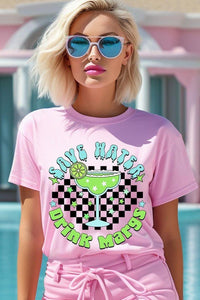 Save Water Drink Margs Graphic T Shirts - Happily Ever Atchison Shop Co.