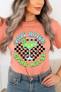 Save Water Drink Margs Graphic T Shirts - Happily Ever Atchison Shop Co.