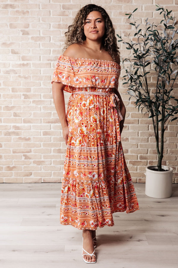 Say You Love Me Off Shoulder Dress - Happily Ever Atchison Shop Co.