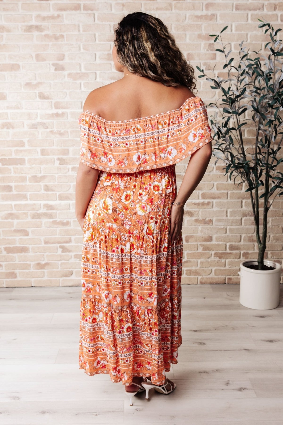 Say You Love Me Off Shoulder Dress - Happily Ever Atchison Shop Co.