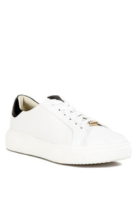 Schick Lace Up Leather Sneakers - Happily Ever Atchison Shop Co.