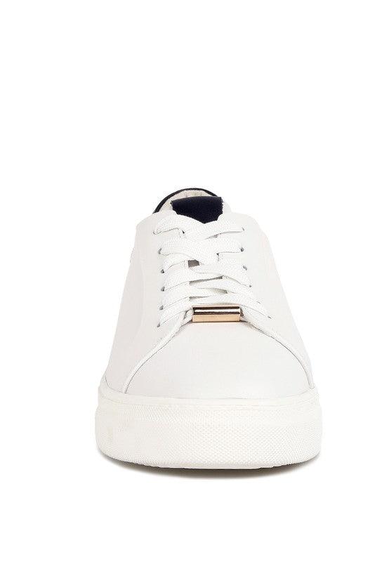 Schick Lace Up Leather Sneakers - Happily Ever Atchison Shop Co.