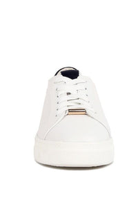 Schick Lace Up Leather Sneakers - Happily Ever Atchison Shop Co.